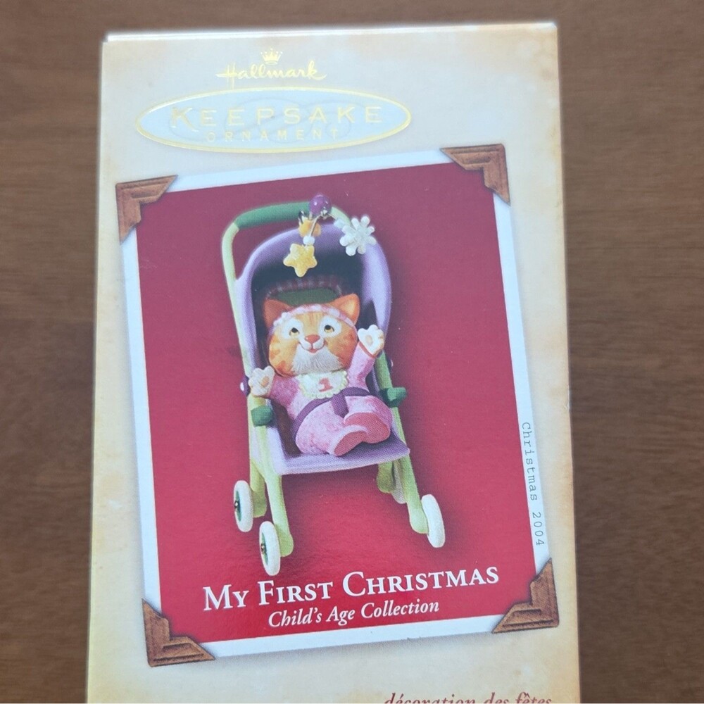 Hallmark Keepsake Ornament My First Christmas 2004 Kitten Child's Age